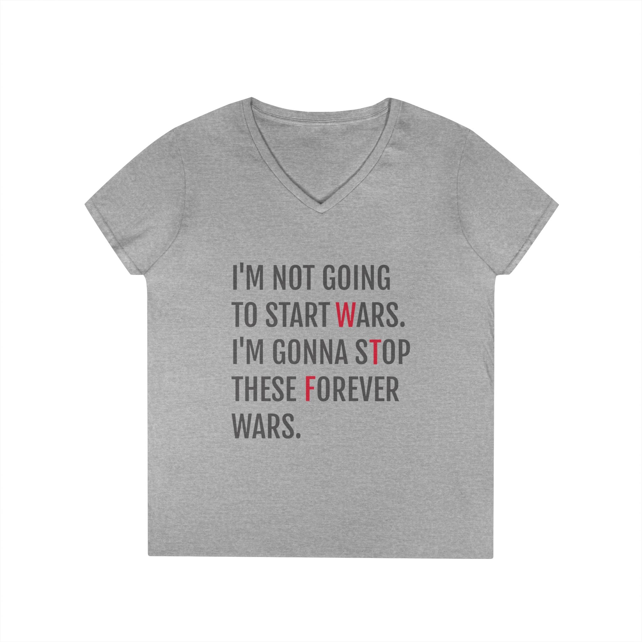 Forever Wars Women's V-Neck WTF T-Shirt