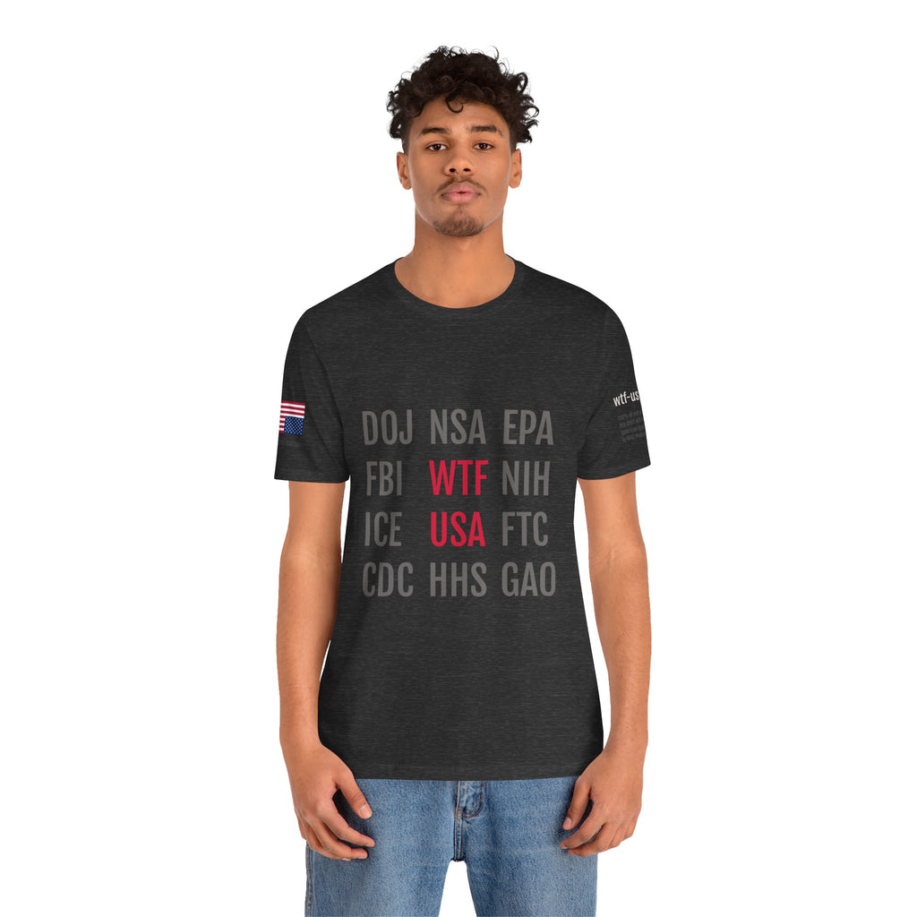 WTF USA Agencies T‑Shirt