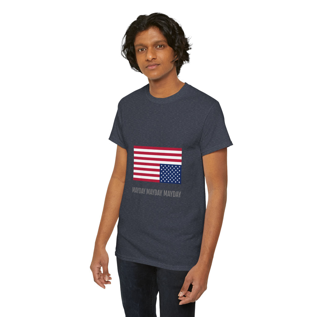 Distressed USA Mayday Flag T-Shirt
