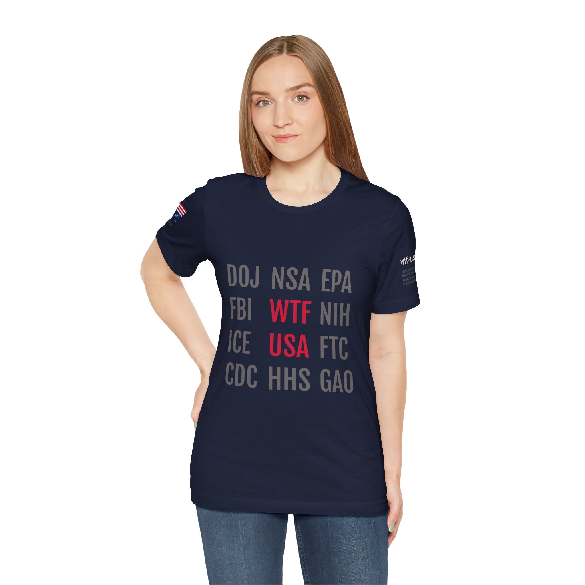 WTF USA Agencies T‑Shirt