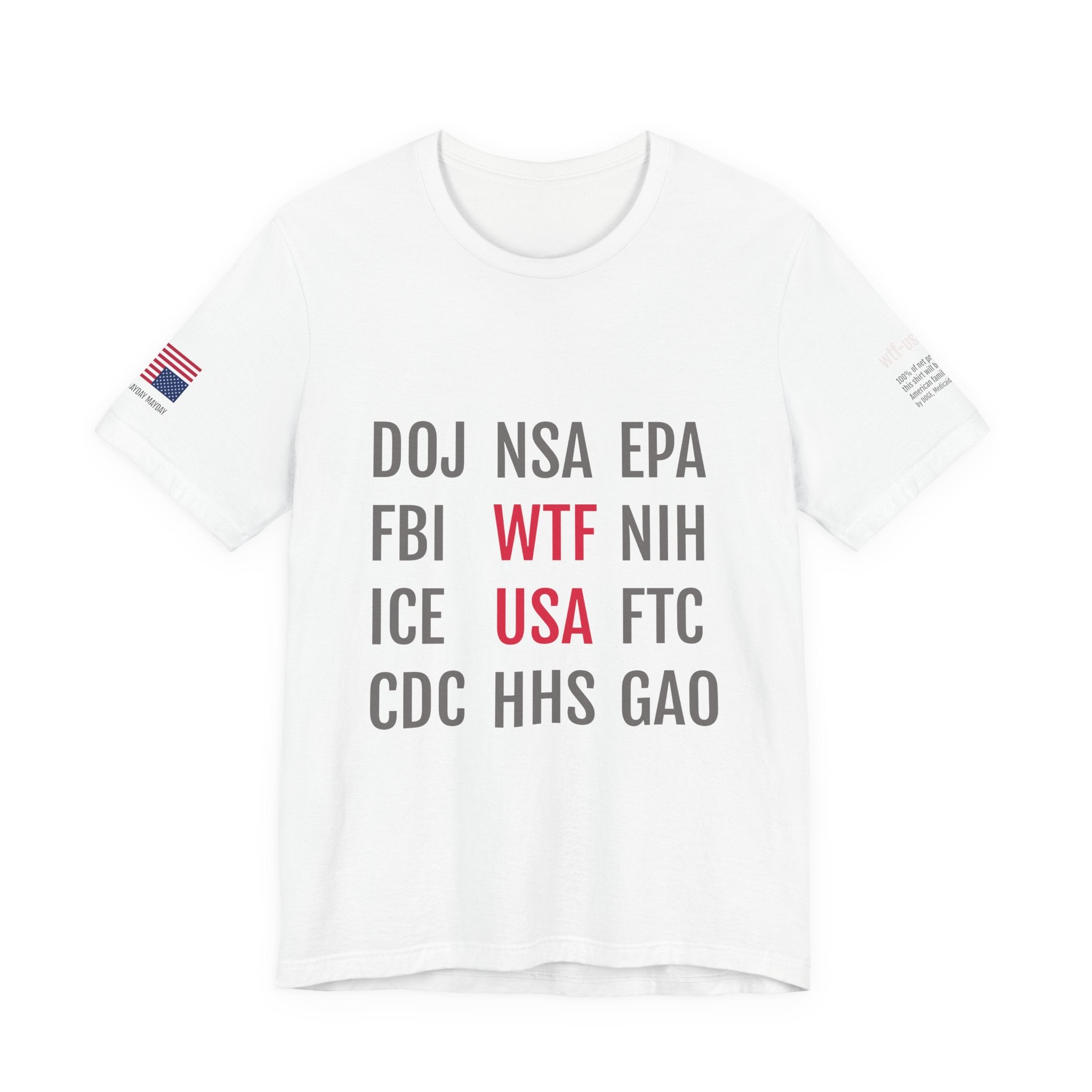 WTF USA Agencies T‑Shirt