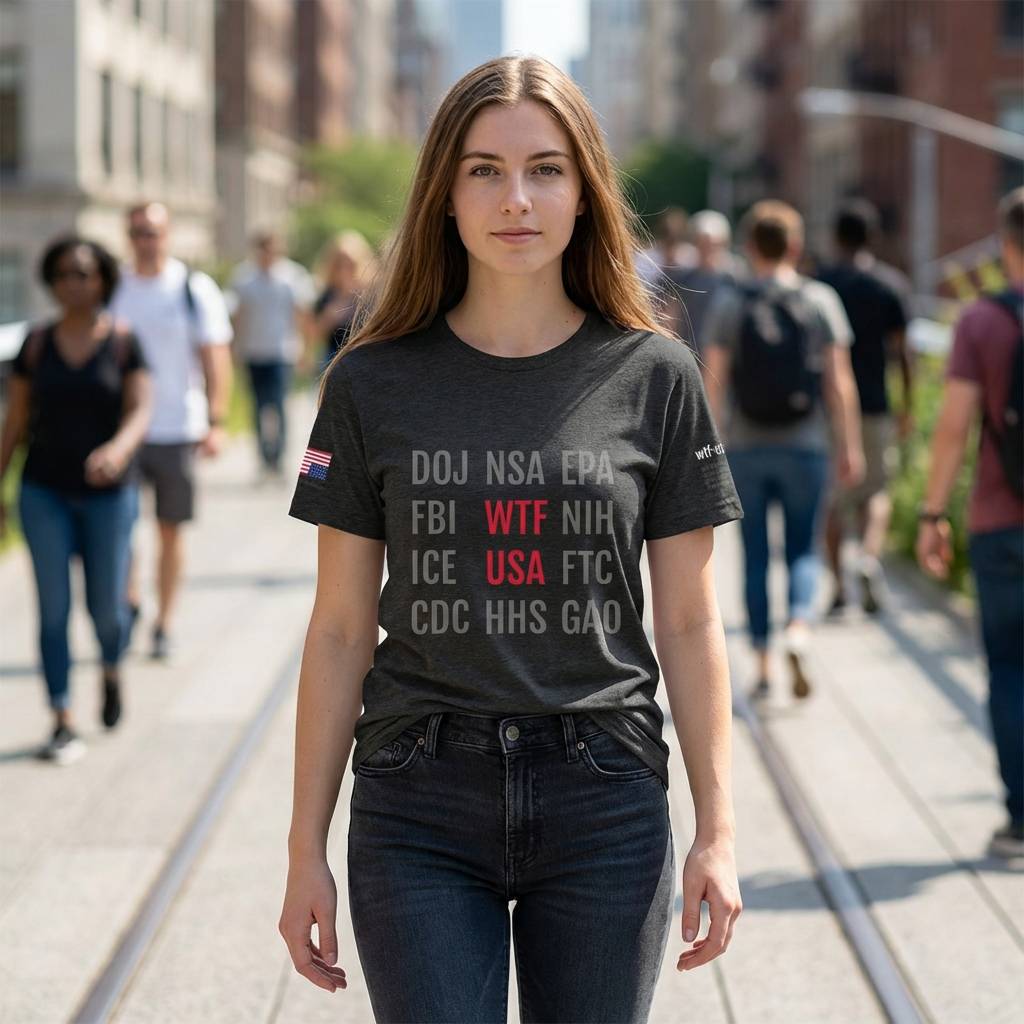 WTF USA Agencies T‑Shirt
