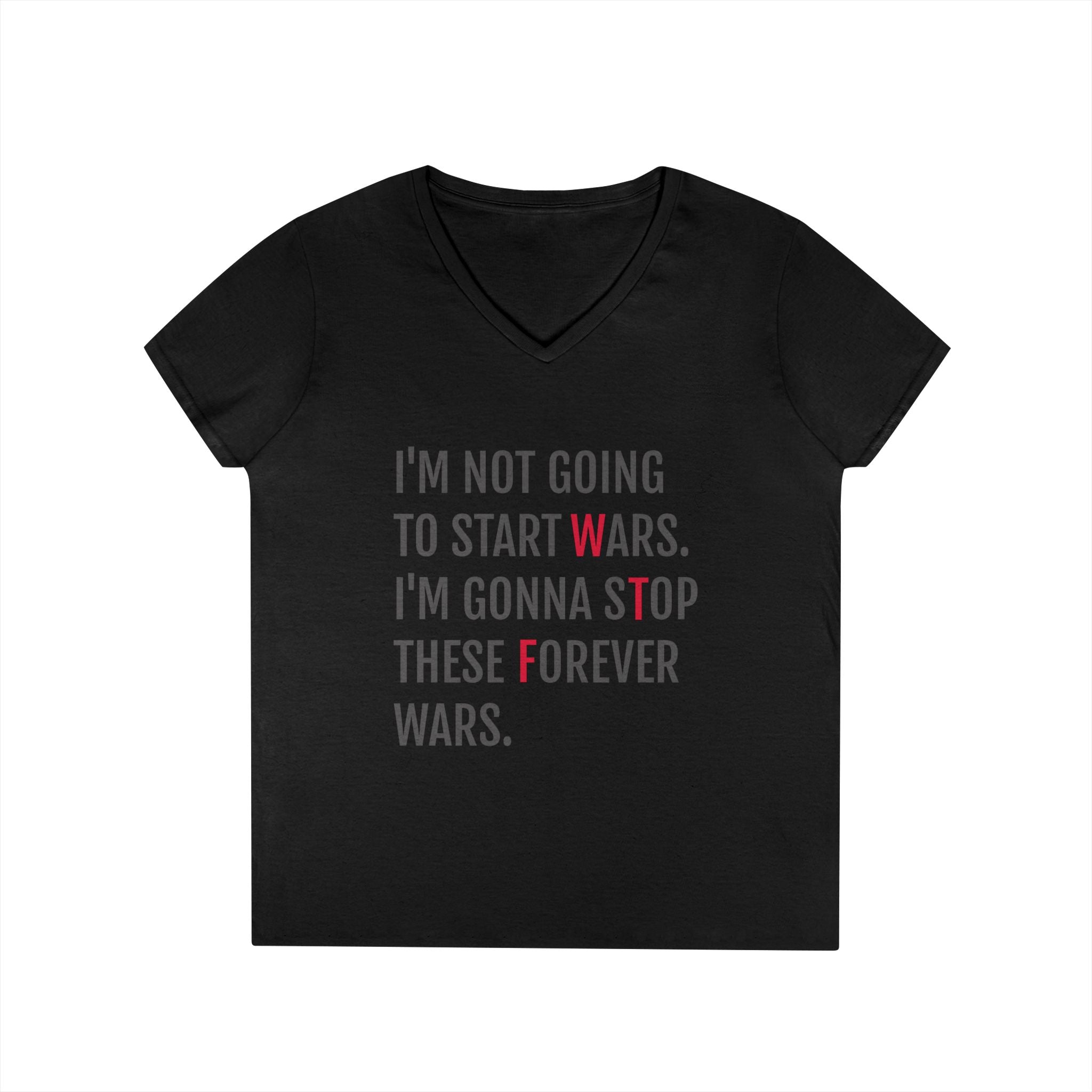 Forever Wars Women's V-Neck WTF T-Shirt