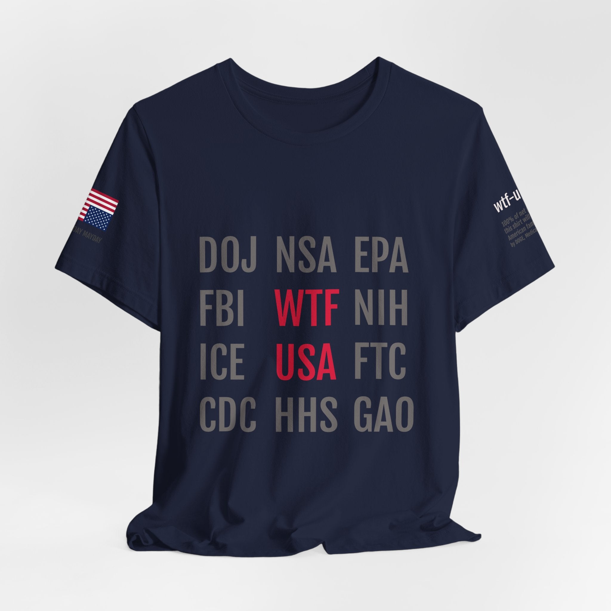 WTF USA Agencies T‑Shirt