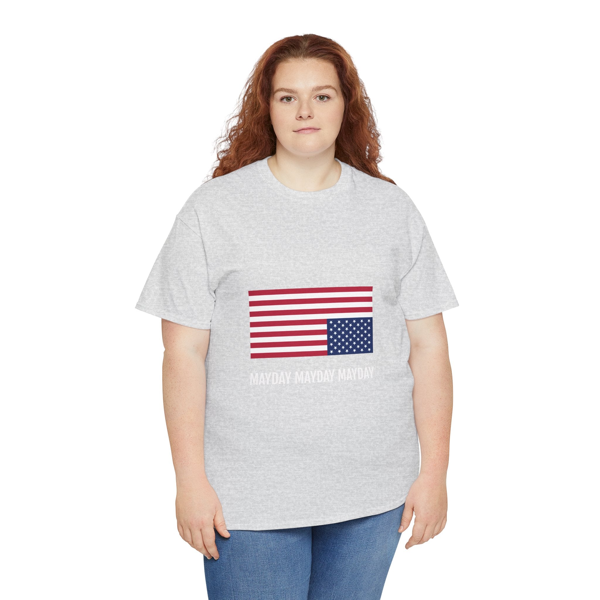 Distressed USA Mayday Flag T-Shirt