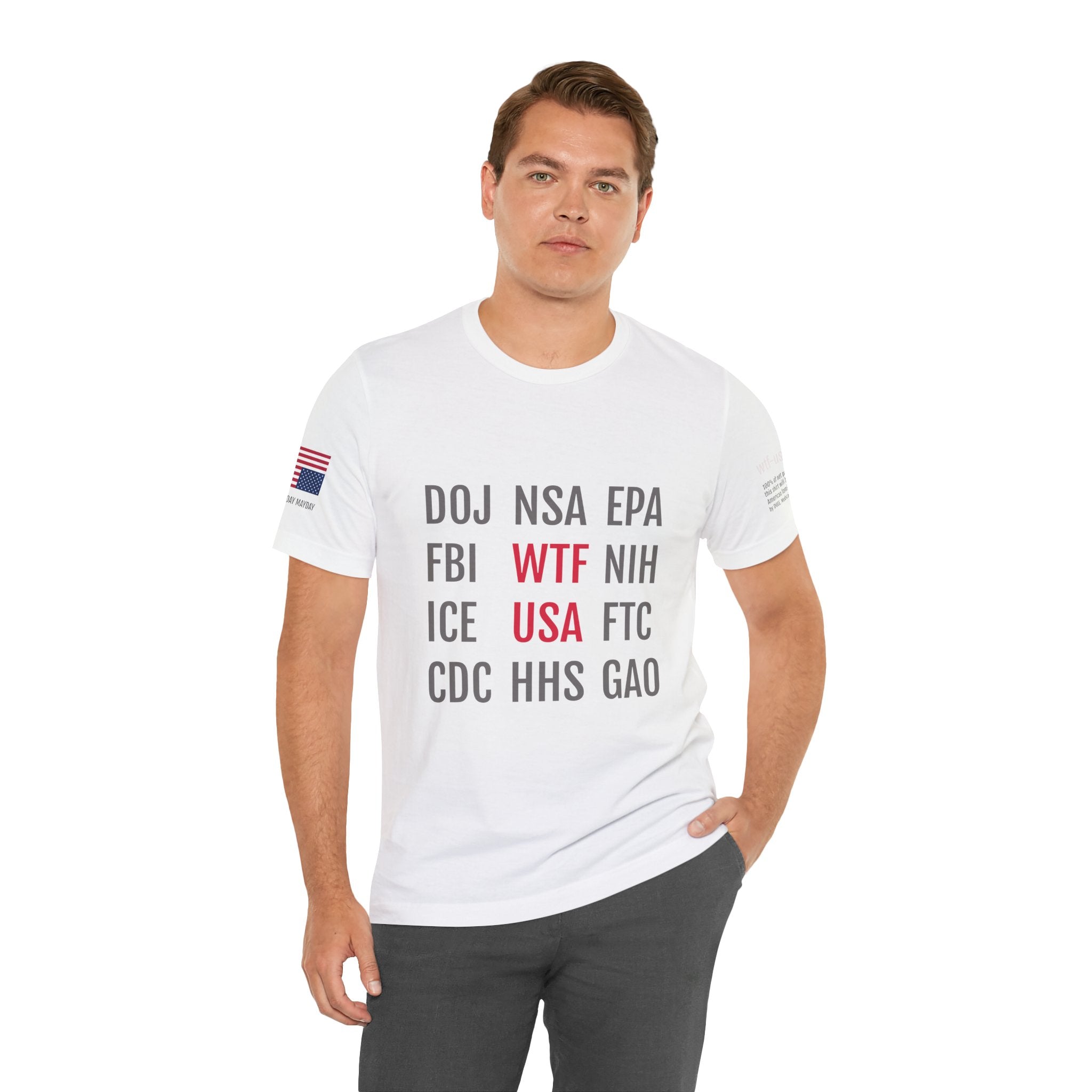 WTF USA Agencies T‑Shirt