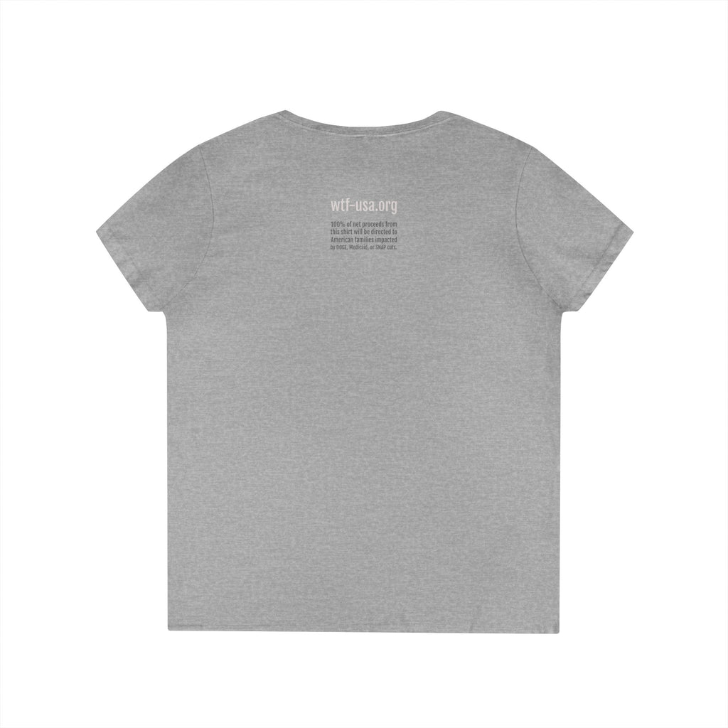 Forever Wars Women's V-Neck WTF T-Shirt